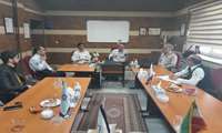 نشست مسئولین پایگاه های اورژانس شهرستان همدان با رئیس مجموعه